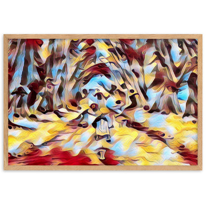 LOVE IS WHEN YOU CAN SEE WITHIN ME A.K PREMIUM Framed Poster-0