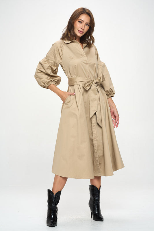 Maxi Shirt Dress