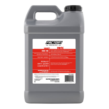 Factory Racing Oil Anti-Wear ISO 46 Hydraulic Fluid - 2.5 Gallons