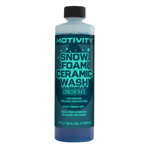 MOTIVITY Snow Foam Ceramic Car Wash Soap, Concentrated Formula, Fresh Linen Scent – 16 fl oz Motivity