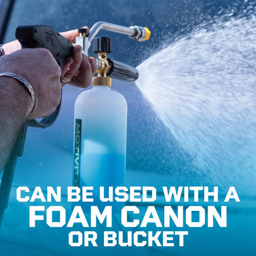 MOTIVITY Snow Foam Ceramic Car Wash Soap, Concentrated Formula, Fresh Linen Scent – 16 fl oz Motivity