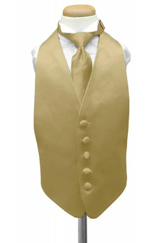 Luxury Satin Kids Tuxedo Vest-23