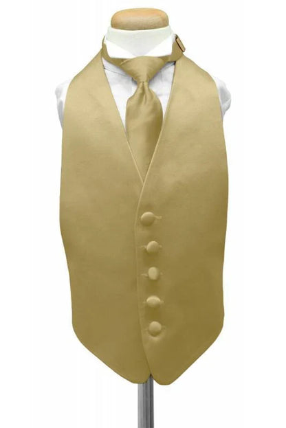 Luxury Satin Kids Tuxedo Vest-23