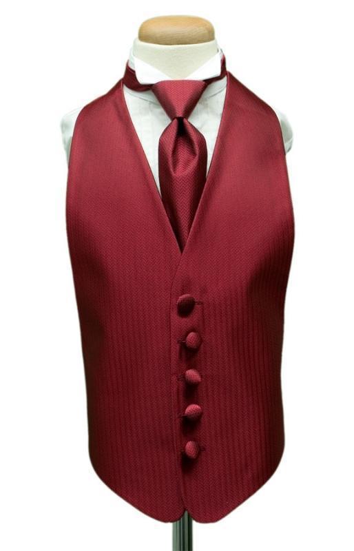 Herringbone Kids Tuxedo Vest-16