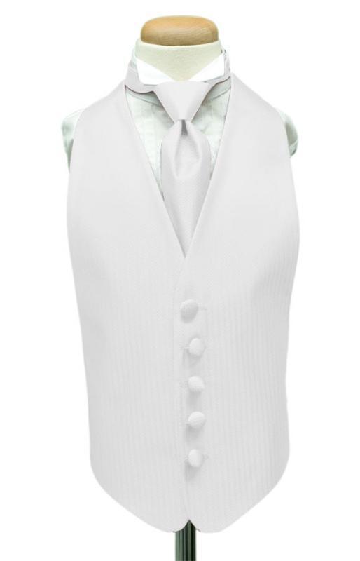 Herringbone Kids Tuxedo Vest-18