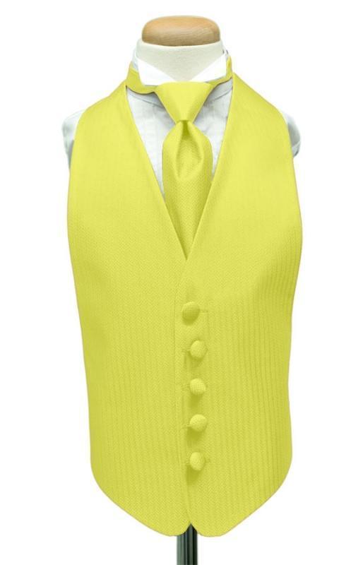 Herringbone Kids Tuxedo Vest 2-10