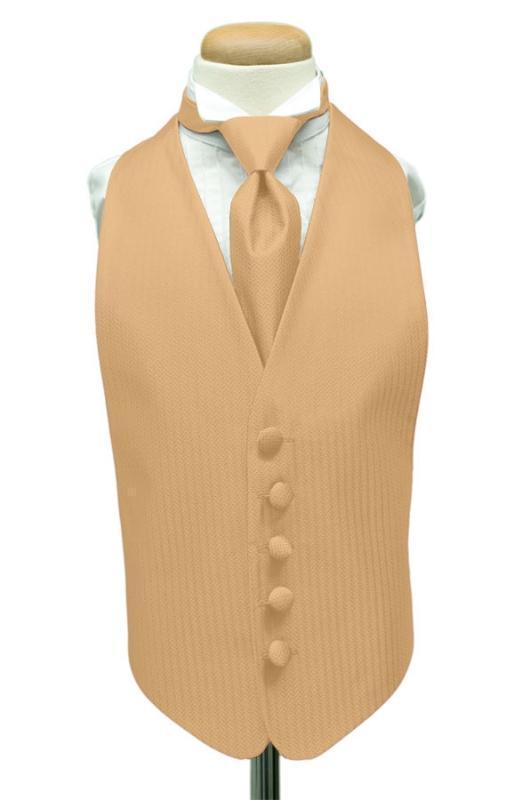 Herringbone Kids Tuxedo Vest 2-17