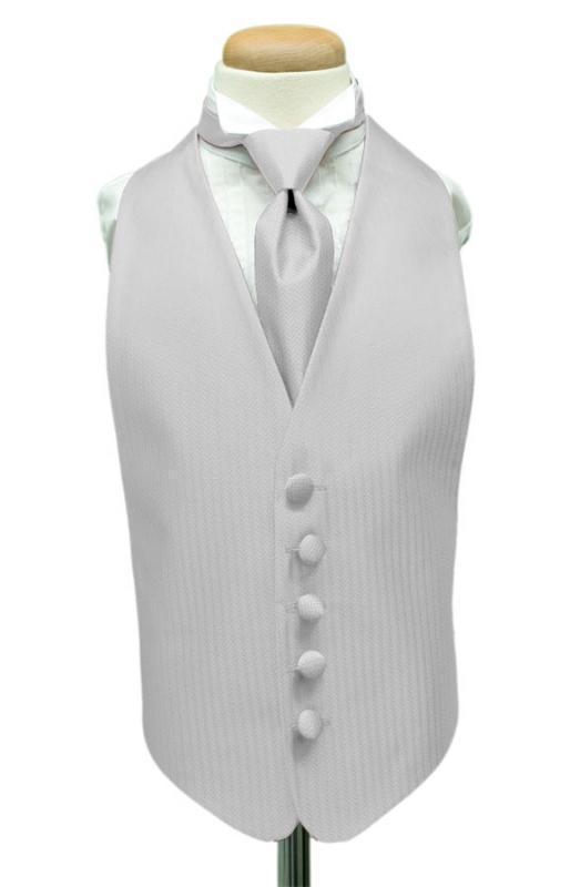Herringbone Kids Tuxedo Vest 2-21
