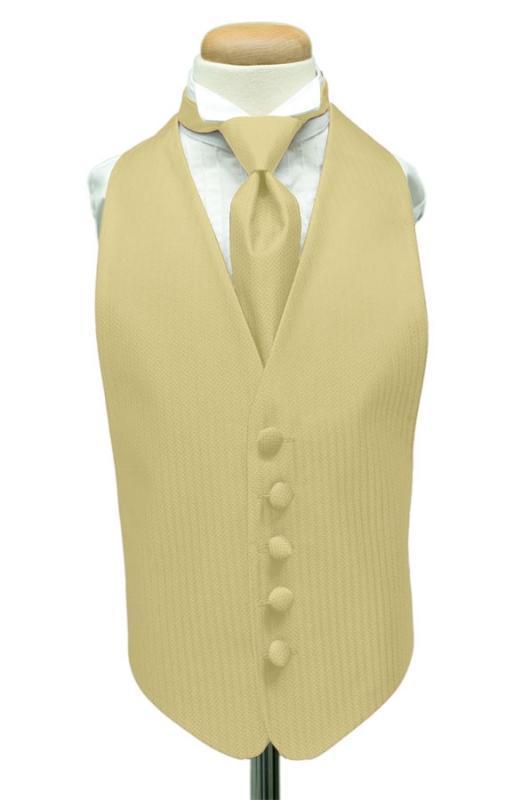 Herringbone Kids Tuxedo Vest 2-28
