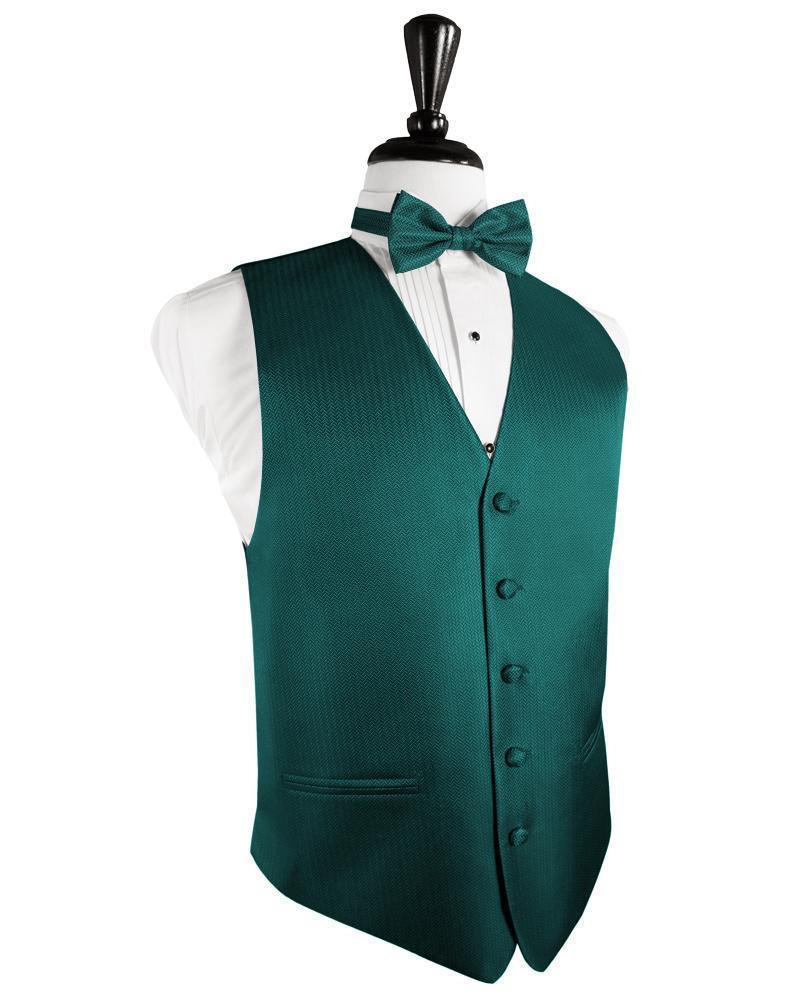 Herringbone Tuxedo Vest 3-2