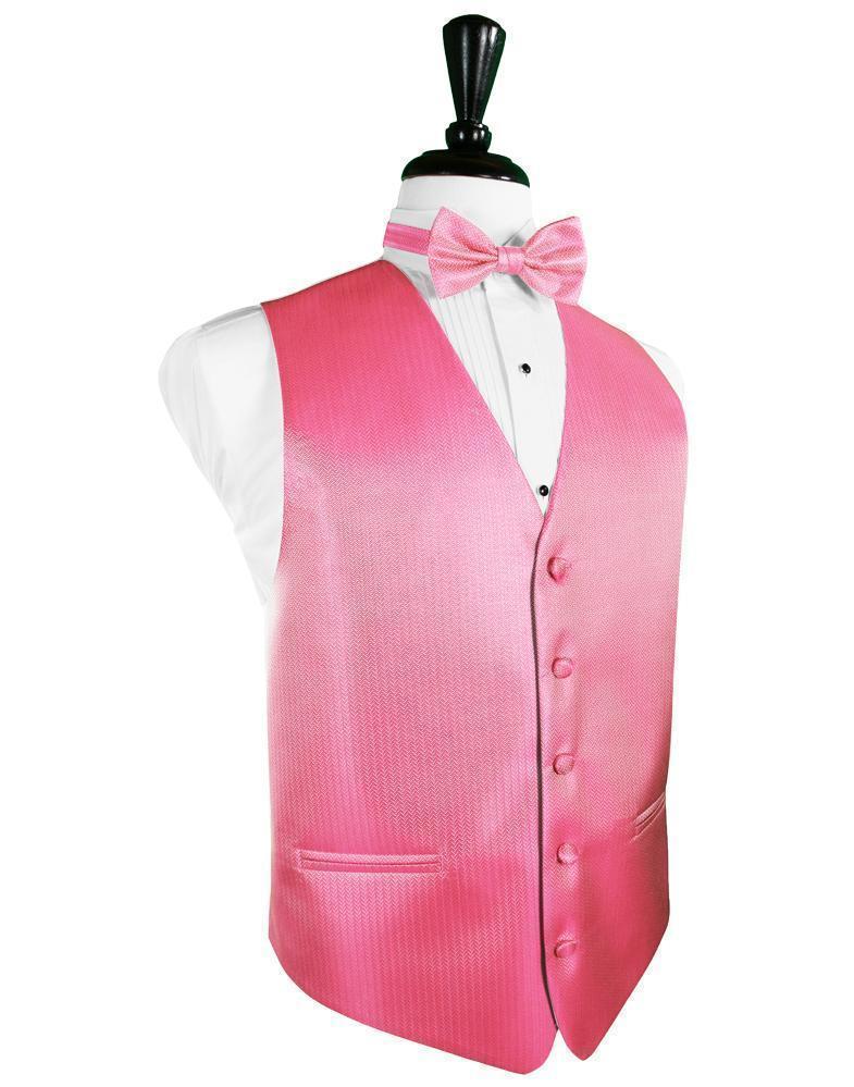 Herringbone Tuxedo Vest 6-4