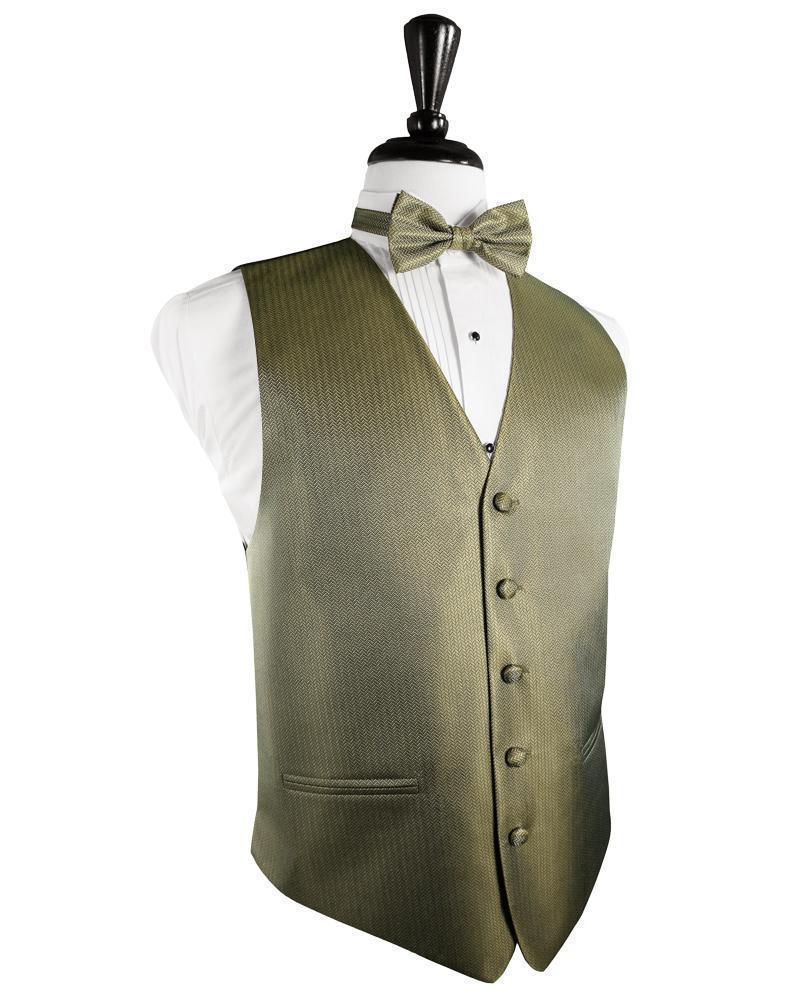Herringbone Tuxedo Vest-3