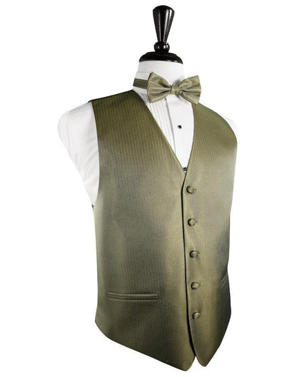 Herringbone Tuxedo Vest-3