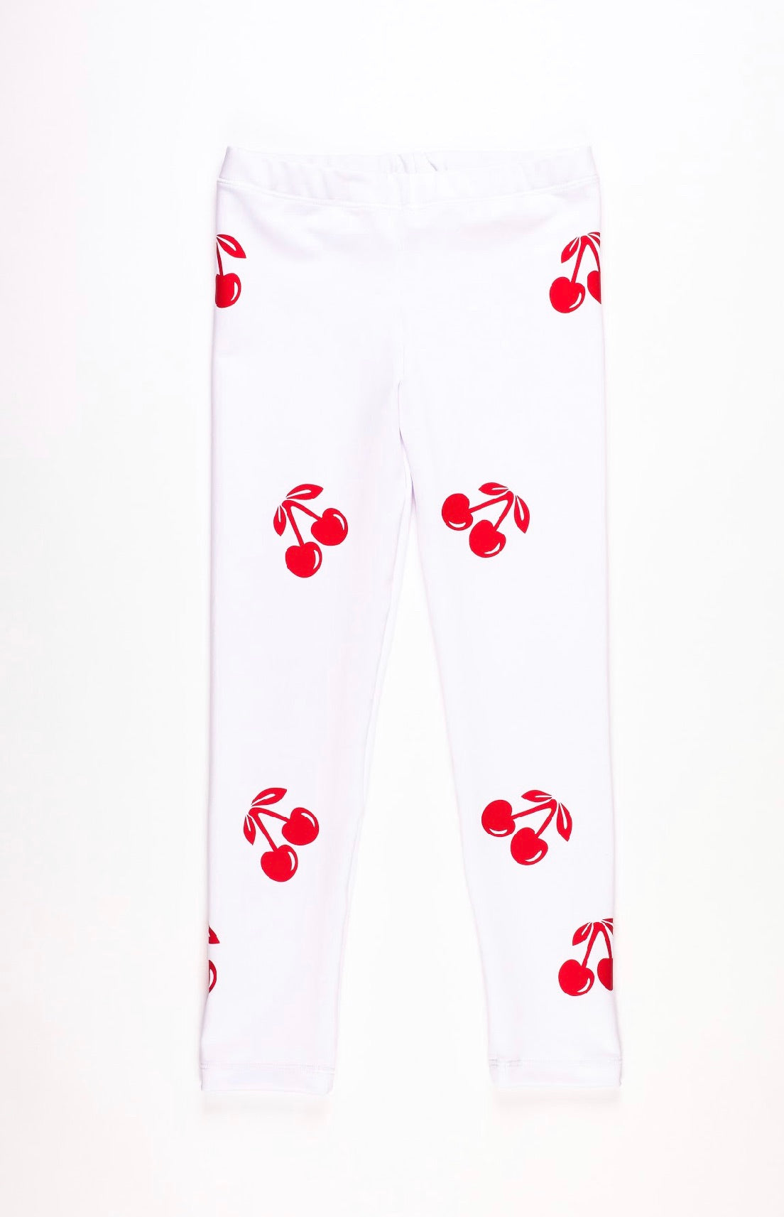 Cherries White Leggings