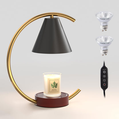 Dimmable Electric Candle Warmer with Timer and Bulbs