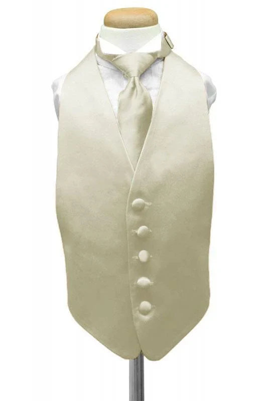 Luxury Satin Kids Tuxedo Vest-27