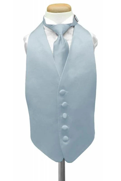 Luxury Satin Kids Tuxedo Vest 2-0
