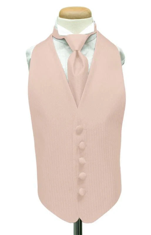 Herringbone Kids Tuxedo Vest 2-11