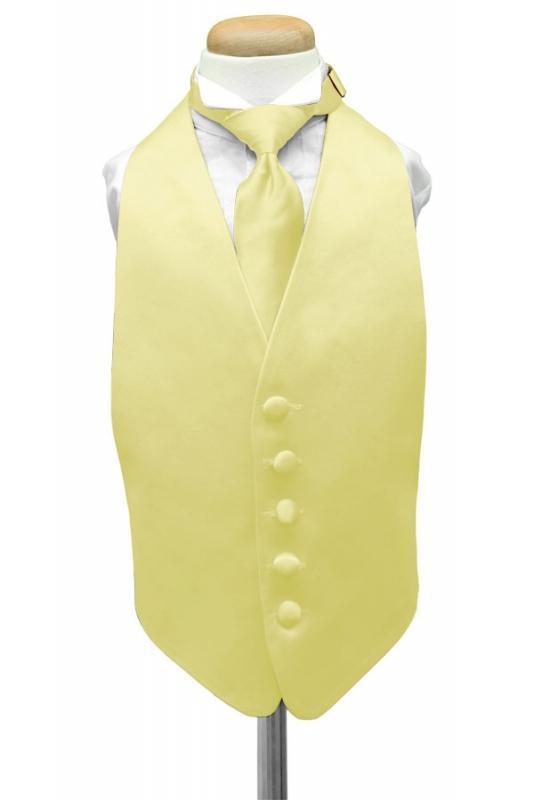 Luxury Satin Kids Tuxedo Vest-4