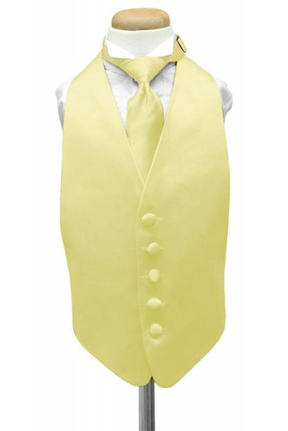 Luxury Satin Kids Tuxedo Vest-4