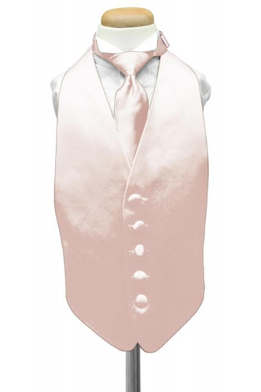 Luxury Satin Kids Tuxedo Vest-7