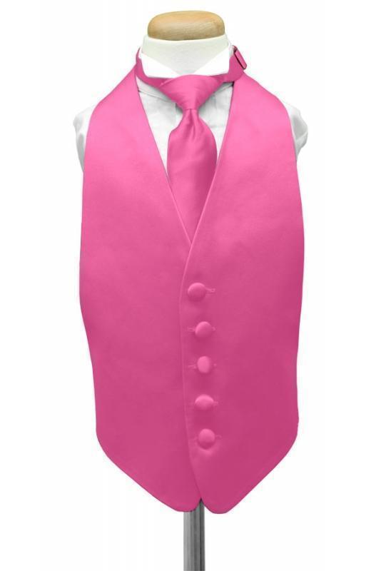 Luxury Satin Kids Tuxedo Vest-8