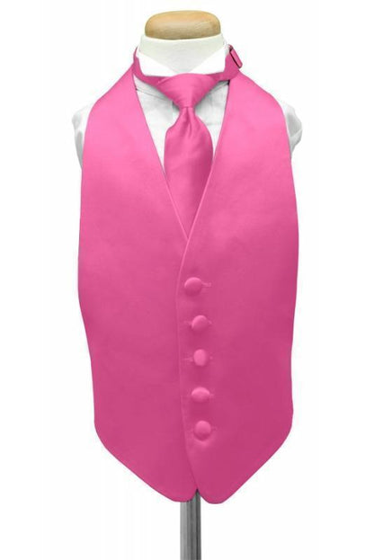 Luxury Satin Kids Tuxedo Vest-8