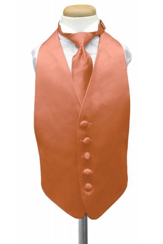 Luxury Satin Kids Tuxedo Vest-14