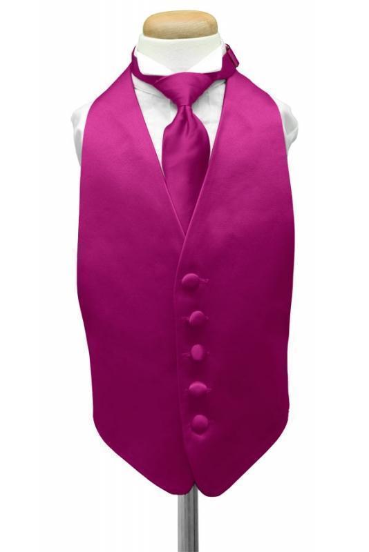 Luxury Satin Kids Tuxedo Vest-19