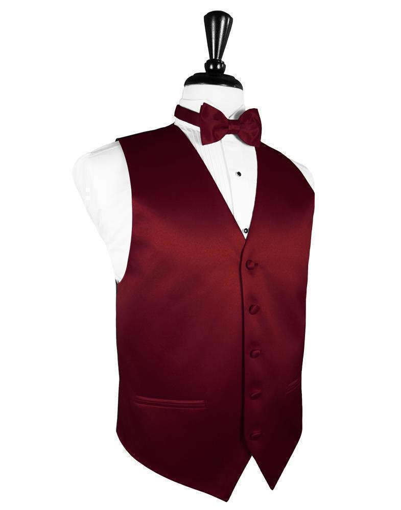 Luxury Satin Tuxedo Vest 3-5