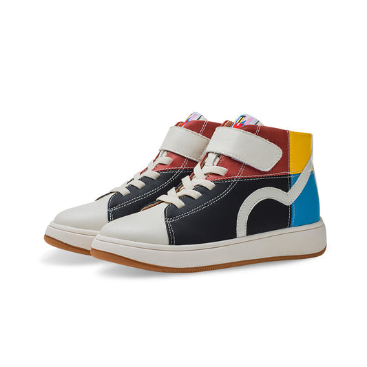 Mondrian Non-Slip Kids High-top Sneakers