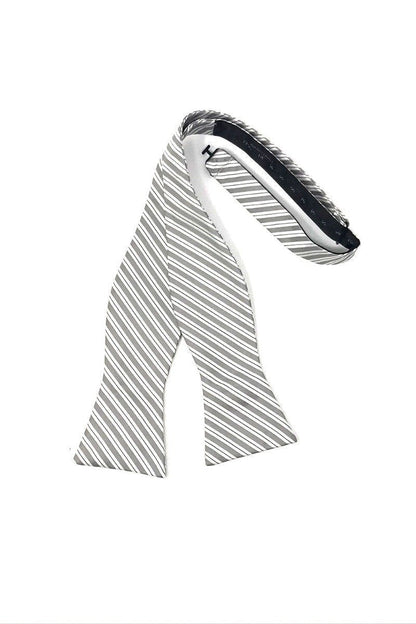 Newton Stripe Bow Tie Self Tie-2