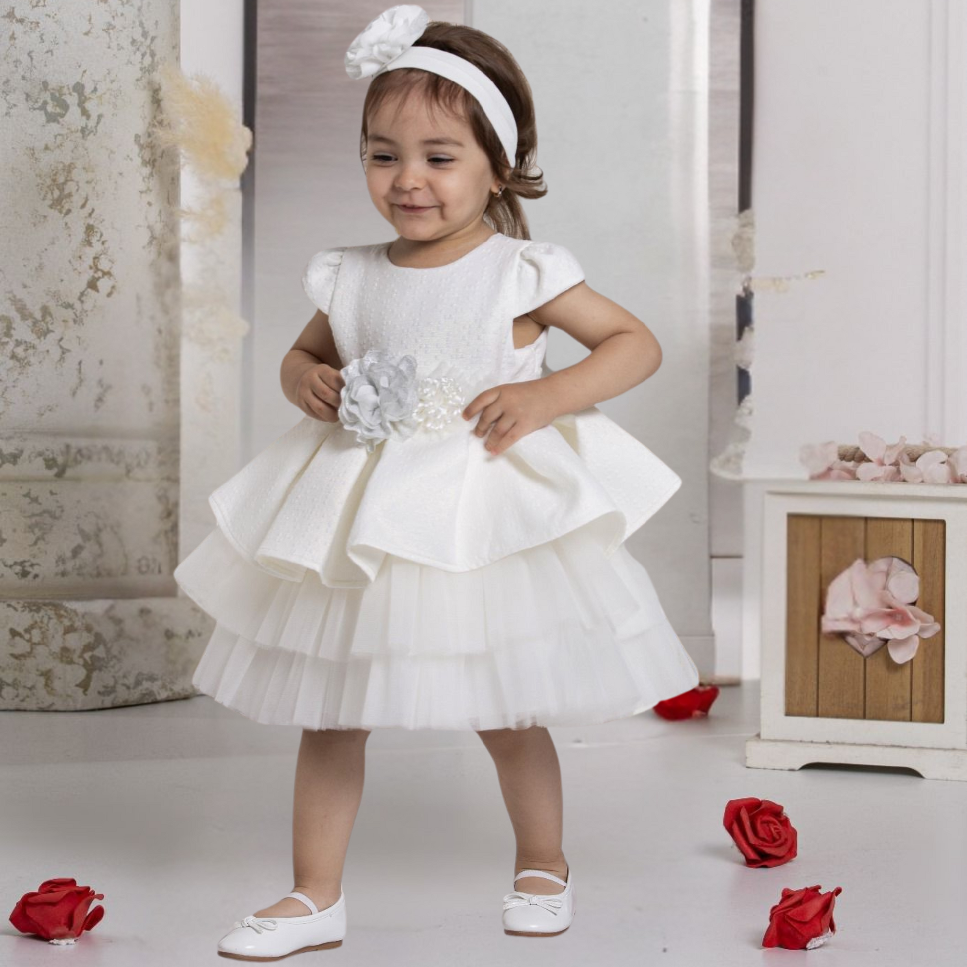 Cream Belle Formal Baby Dress-0