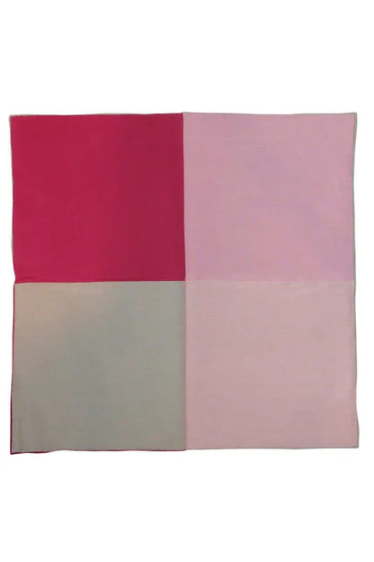 Silk & Cotton Blend Quad Pocket Square-6