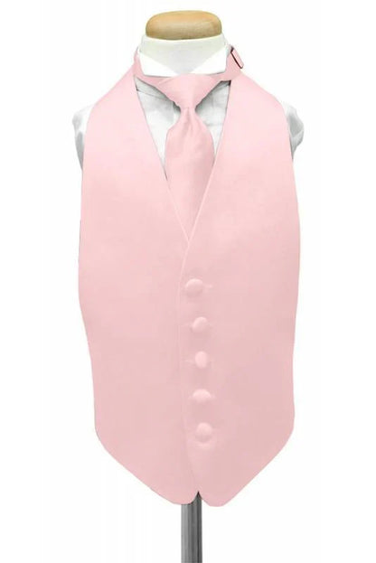 Luxury Satin Kids Tuxedo Vest 2-13