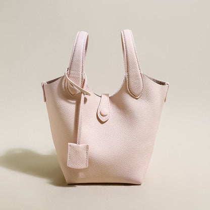 Playful Leather Bucket Bag