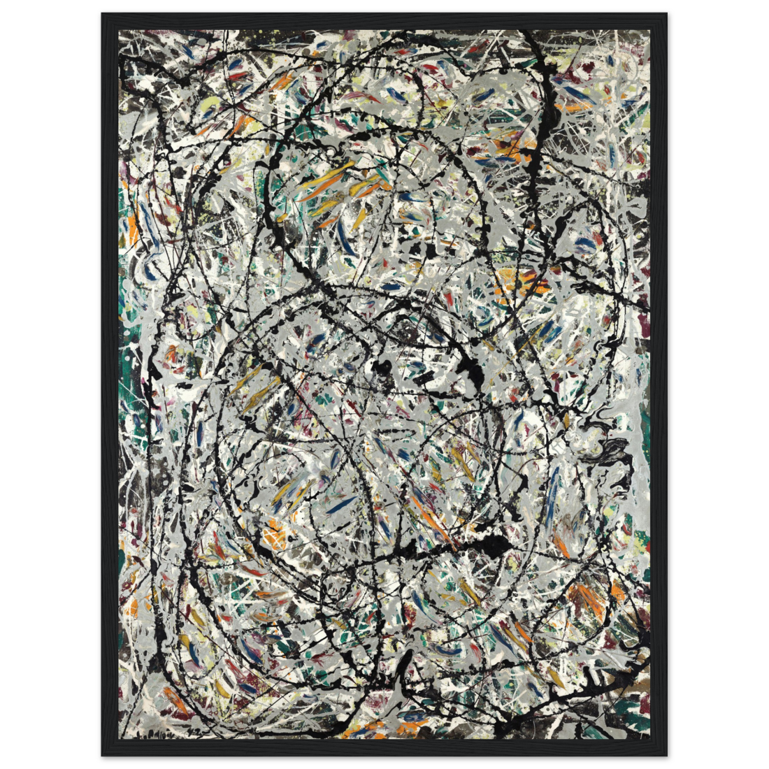 Pollock - Watery Paths 1947 Artwork Poster
