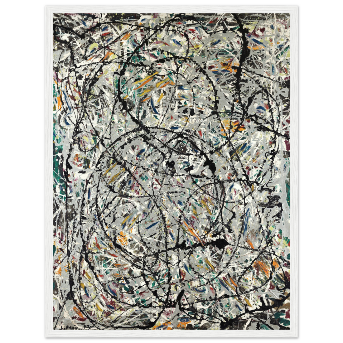 Pollock - Watery Paths 1947 Artwork Poster