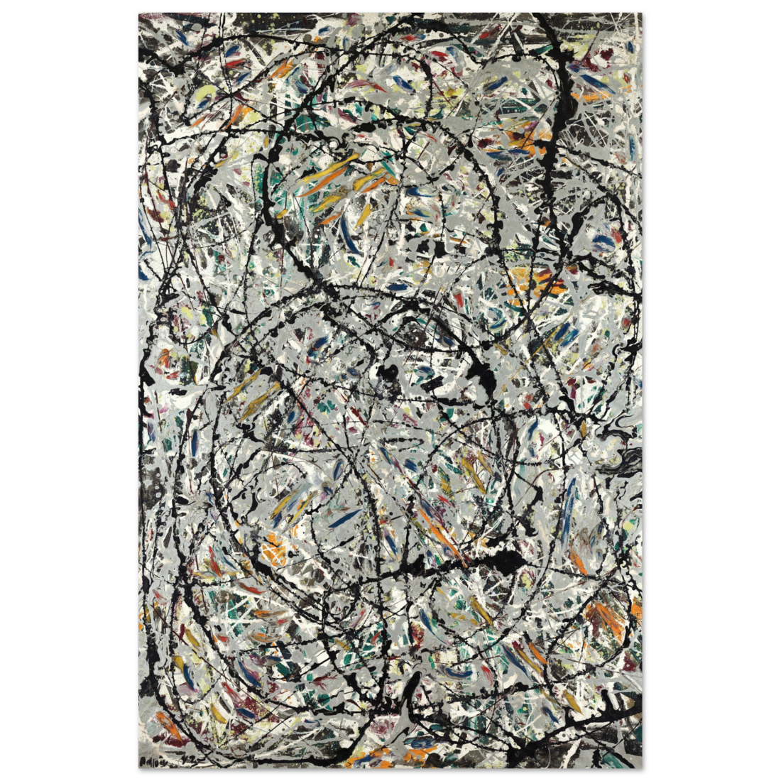 Pollock - Watery Paths 1947 Artwork Poster