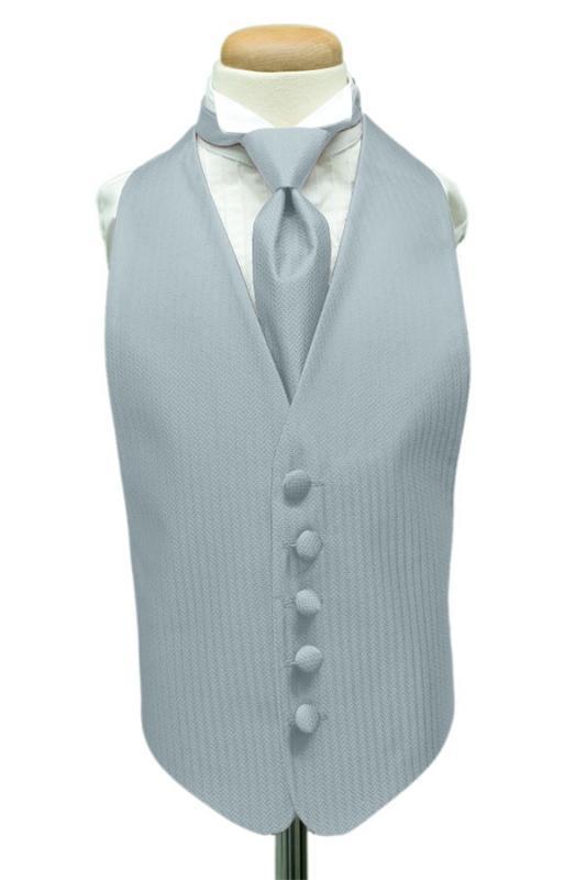 Herringbone Kids Tuxedo Vest 2-24
