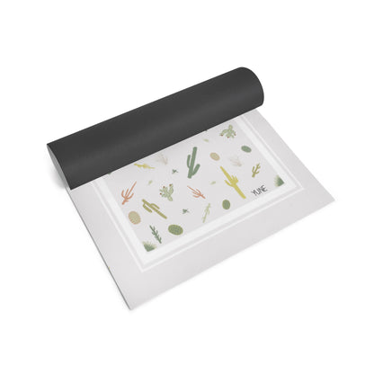 Yoga Mat | 6mm Thick | White | Non-Slip | Eco Friendly | Yune Yoga | Juno-2
