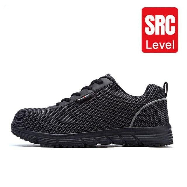 Men Steel Toe Safety Shoes For Men Lightweight Breathable Work Shoes Men's Security Footwear Protective Sneaker