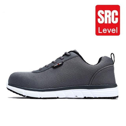 Men Steel Toe Safety Shoes For Men Lightweight Breathable Work Shoes Men's Security Footwear Protective Sneaker