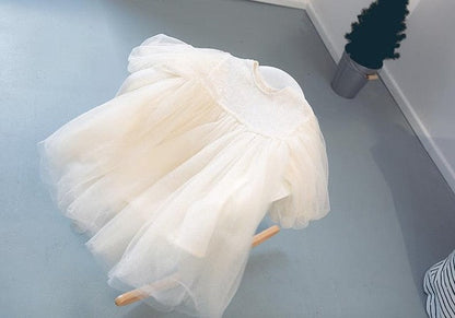 New Kids Dresses For Girls Spring Girl Child Baby Sweet Princess dress Gauze Dress  Baby Girl Clothes