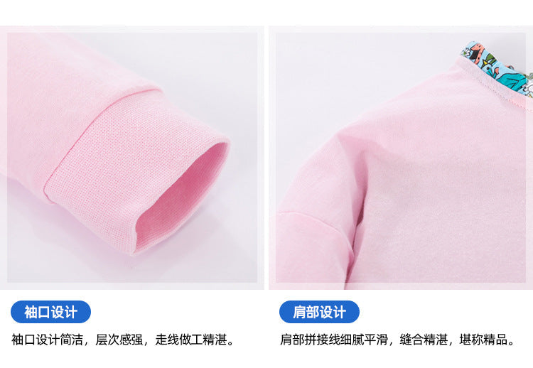 High Quality Girls Dress Long Sleeve Pink Kids Clothes for Girls Sequined Butterfly Floral Children Princess Dresses Spring Fall