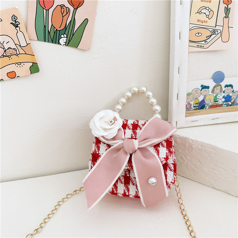 Stylish And Versatile Carry-On Girls Portable Red Crossbody Handbag