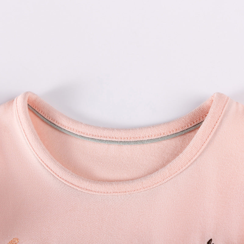 Autumn and Spring Arrival Princess Cartoon Pattern Long Sleeves Tulle Patchwork Dress for Stylish Girls