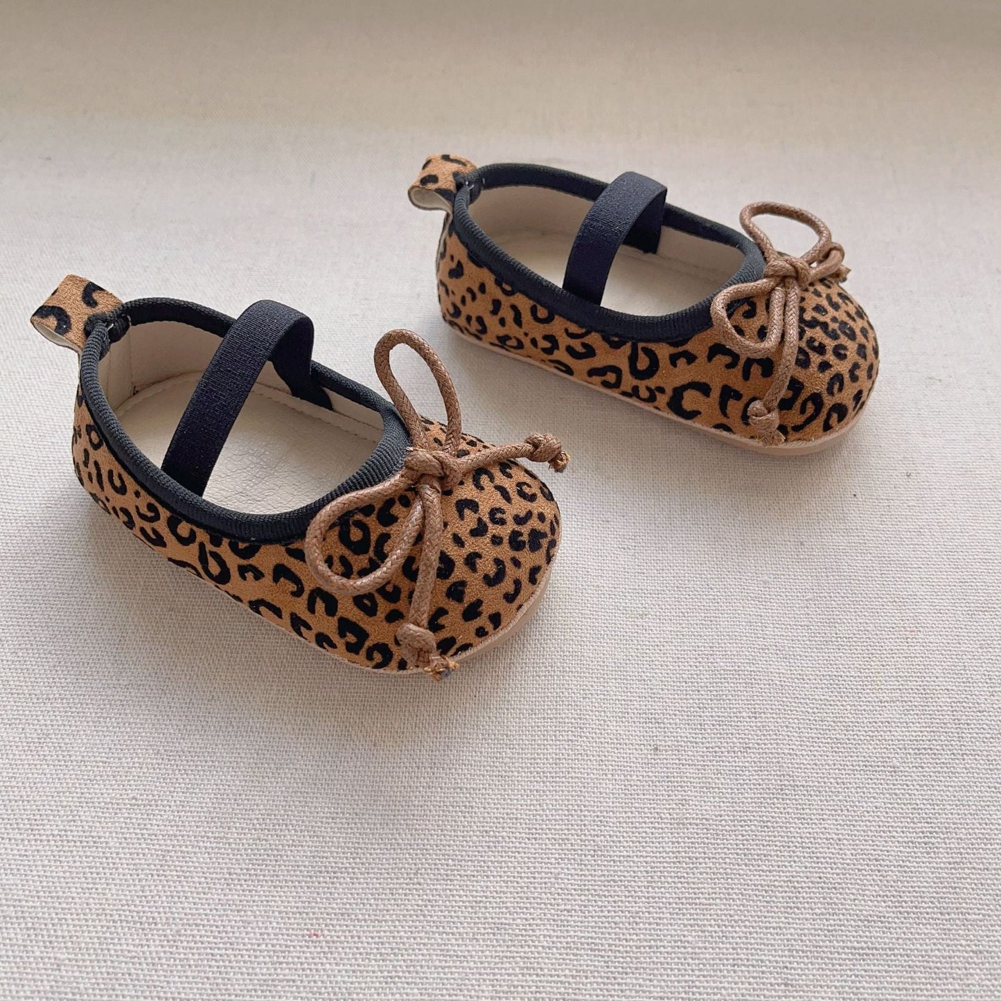 Autumn Baby Girl Leopard Pattern Toddler Soft-Sole Anti-slip Walking Shoes-1