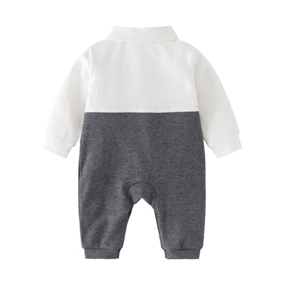 Autumn Baby Gentleman Birthday Clothes Romper