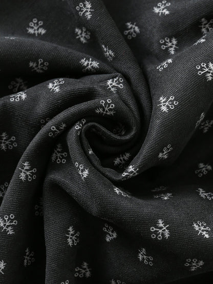 Arrival Autumn Girls Flowers Pattern Long Sleeves Dress with Collar